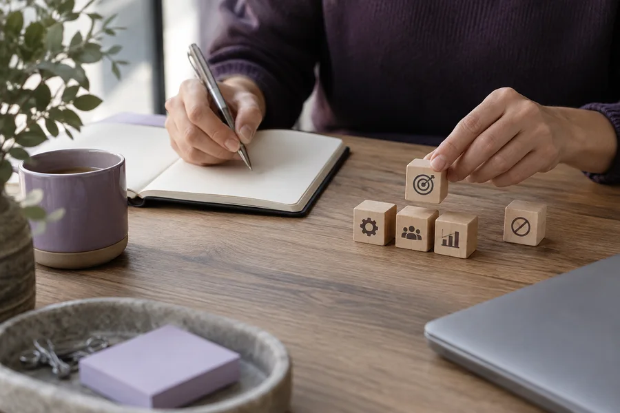 Concept photograph illustrating Choose the purpose