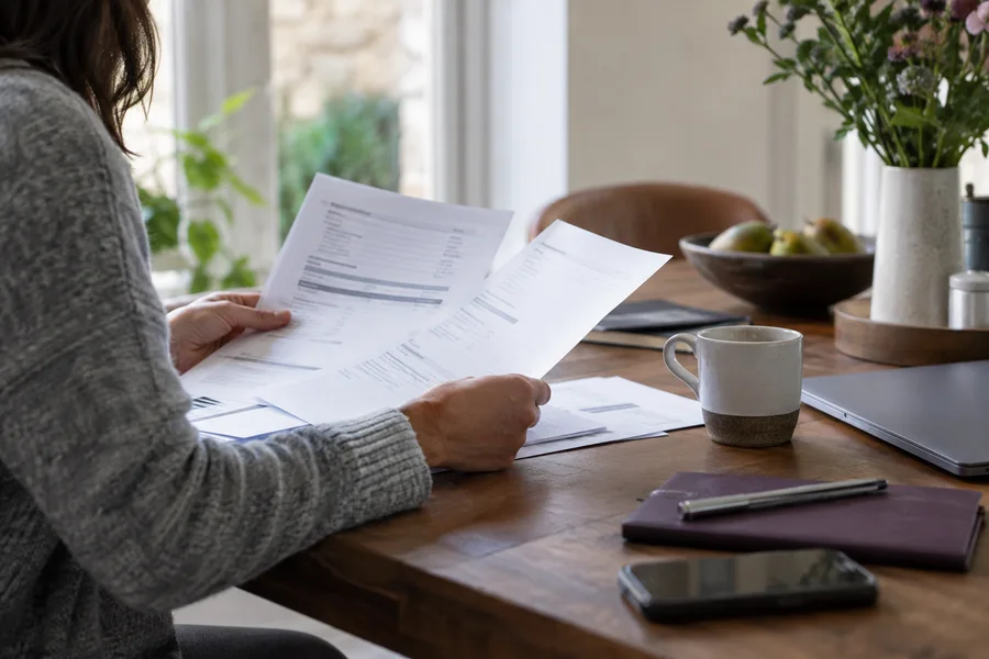 Concept photograph illustrating Read the current bill