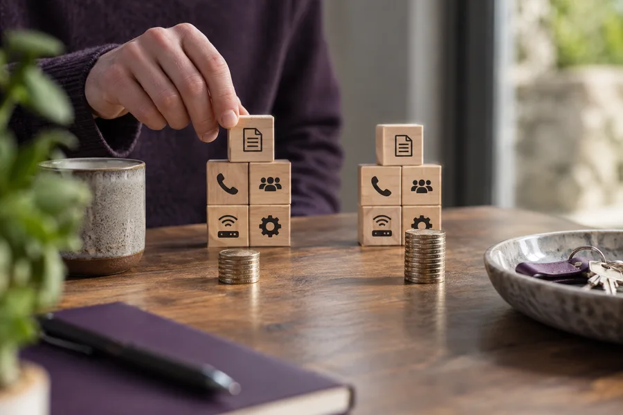 Concept photograph illustrating Compare the same things