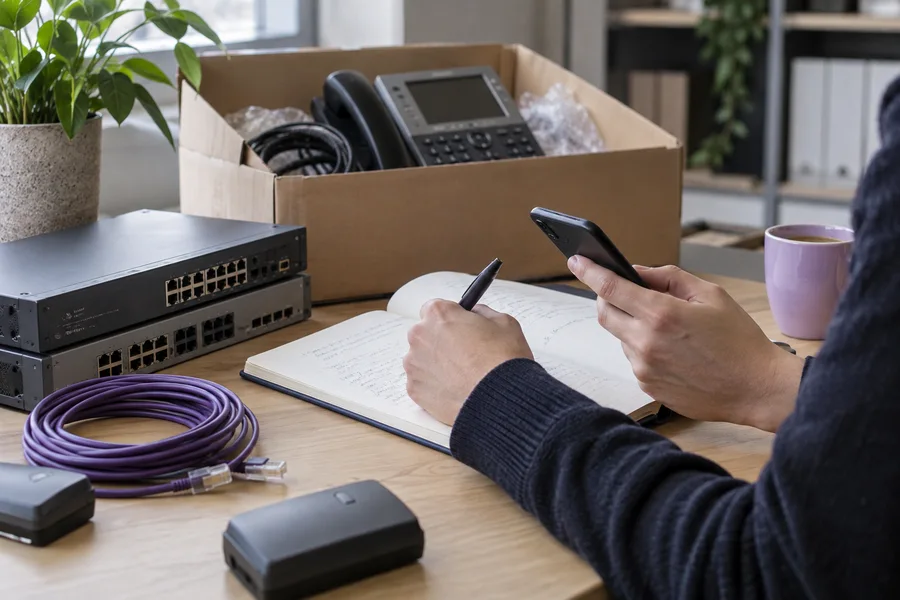 Concept photograph illustrating Record the current setup