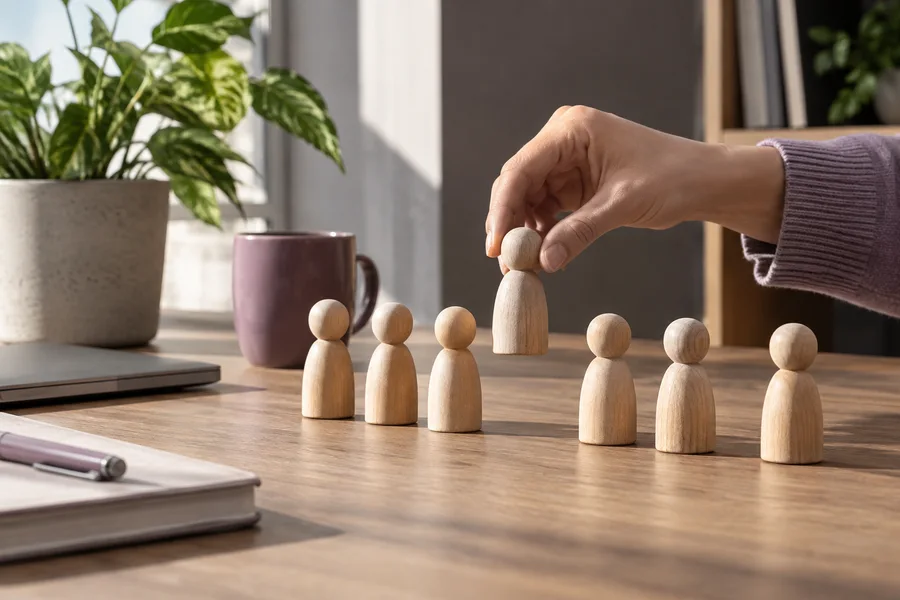 Concept photograph illustrating Count the people