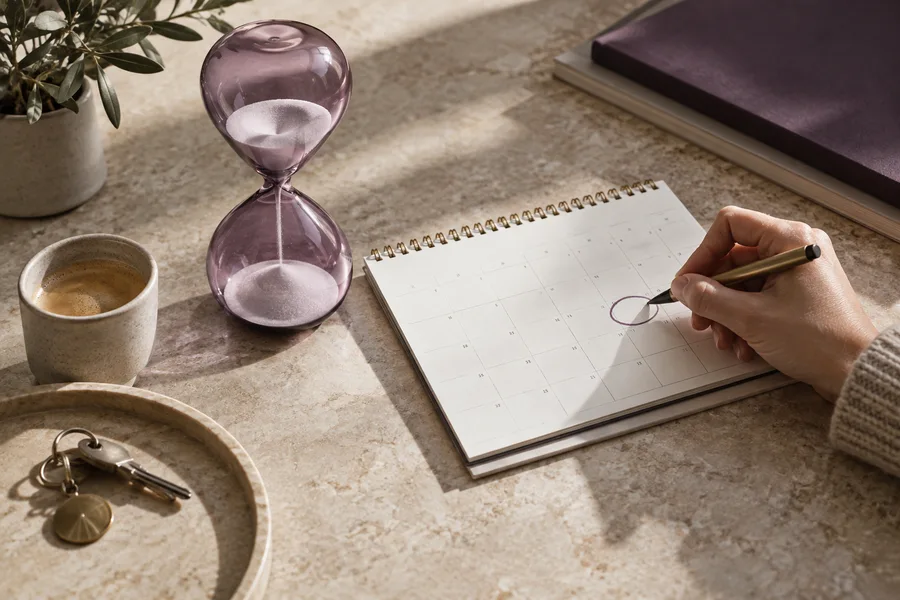 Concept photograph illustrating Agree the date