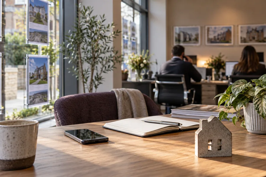 Concept photograph illustrating estate